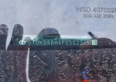 2023 Toyota Highlander L from USA, damaged, VIN 5TDKDRBH4PS502375